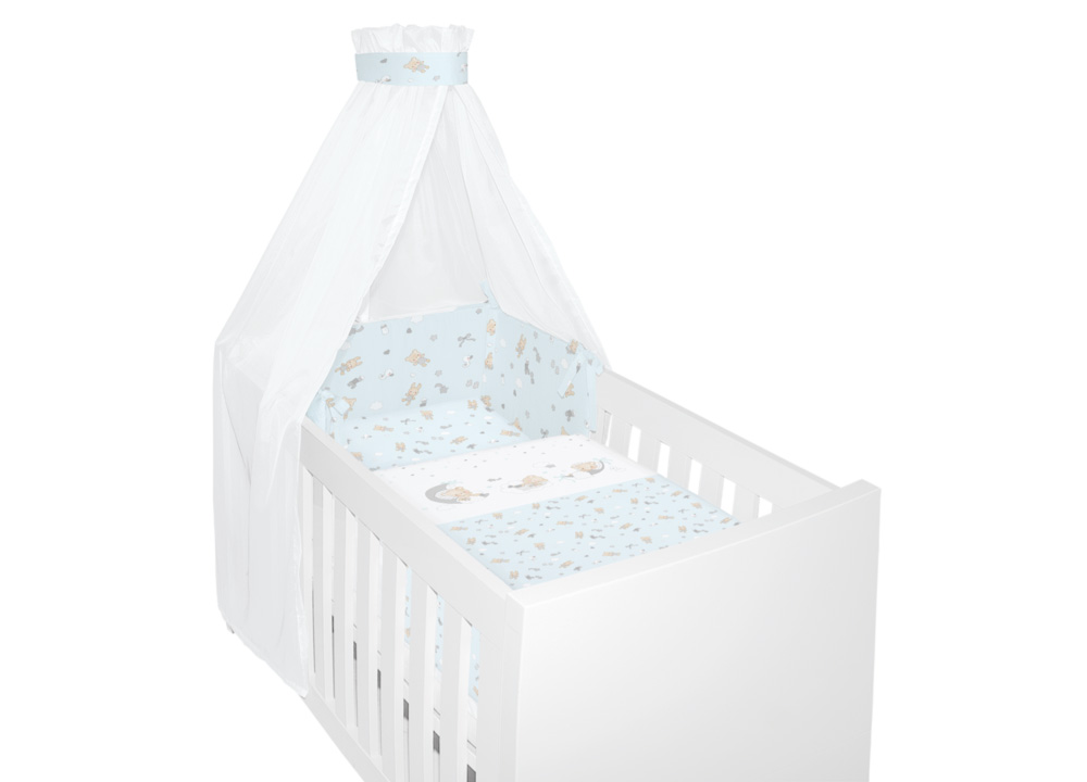 Gute Nacht Blau Bettset