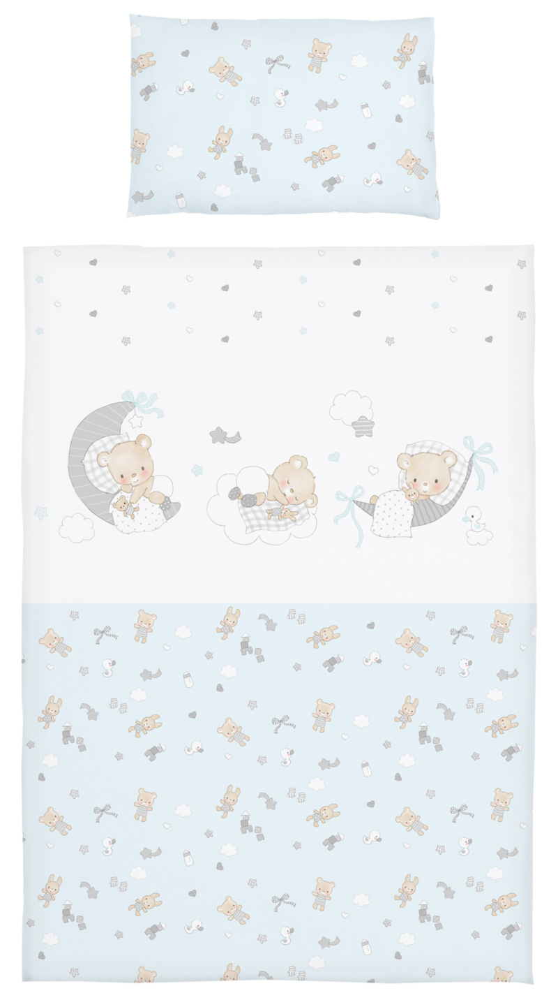 Gute Nacht Blau Bettwaesche